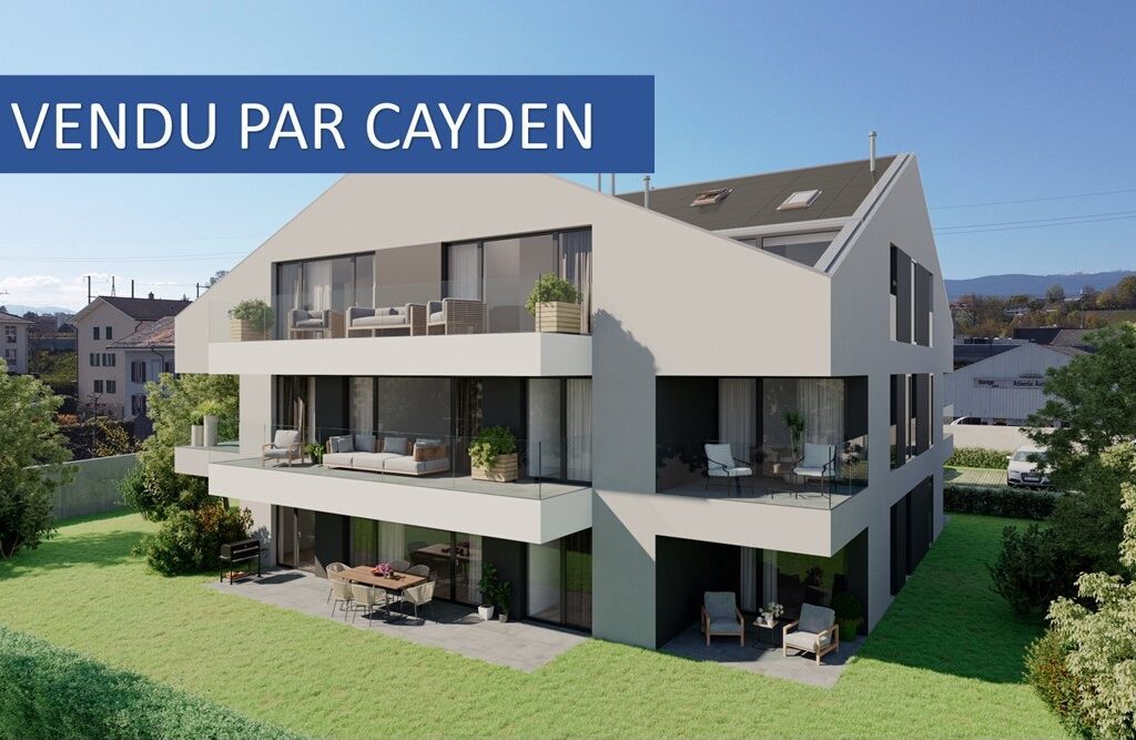 2,5 pièces rez-de-jardin… Vendu !!