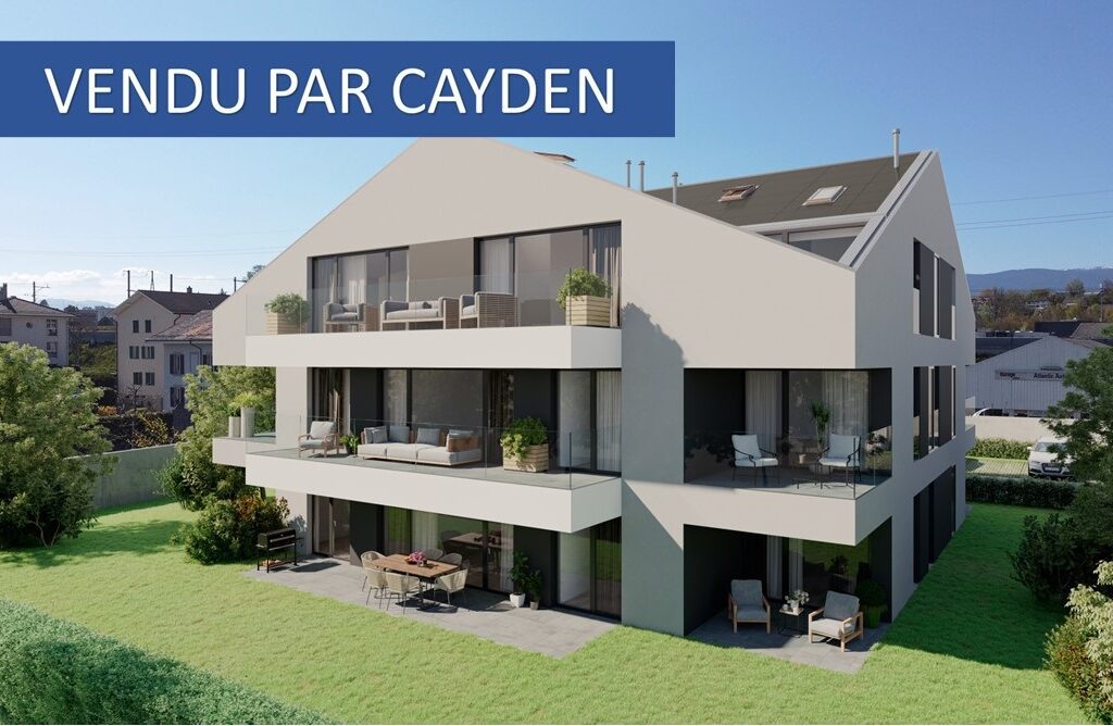 2,5 pièces rez-de-jardin… Vendu !!