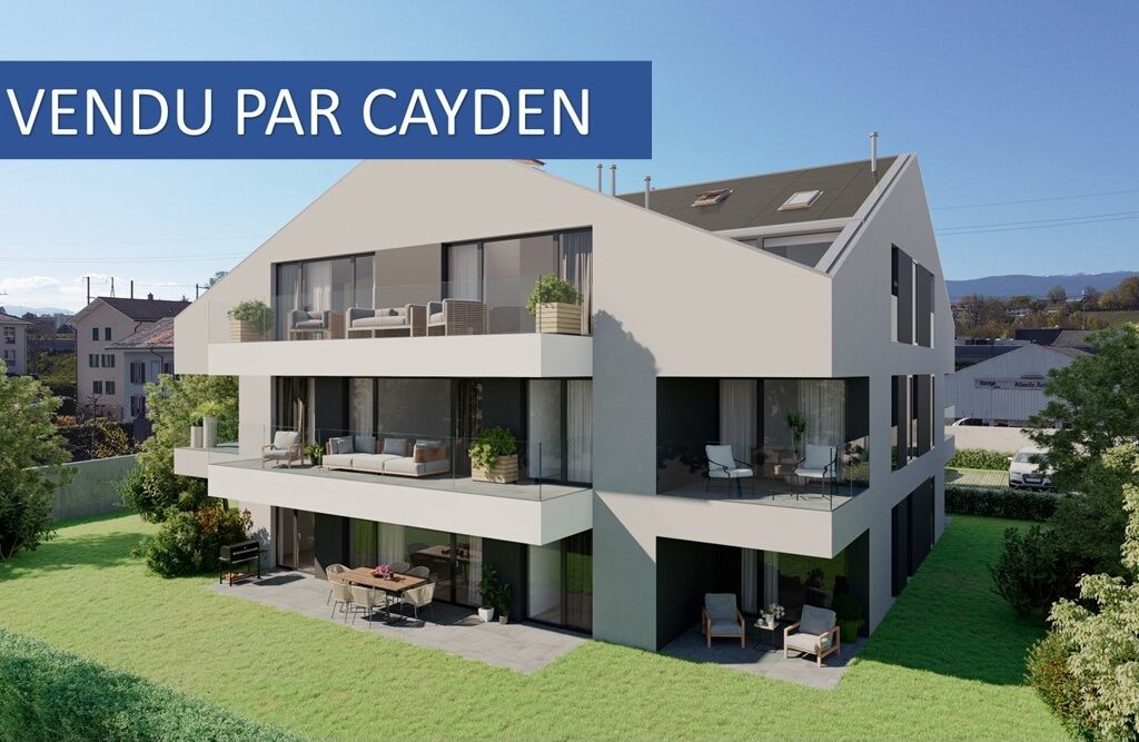 2,5 pièces rez-de-jardin… Vendu !!