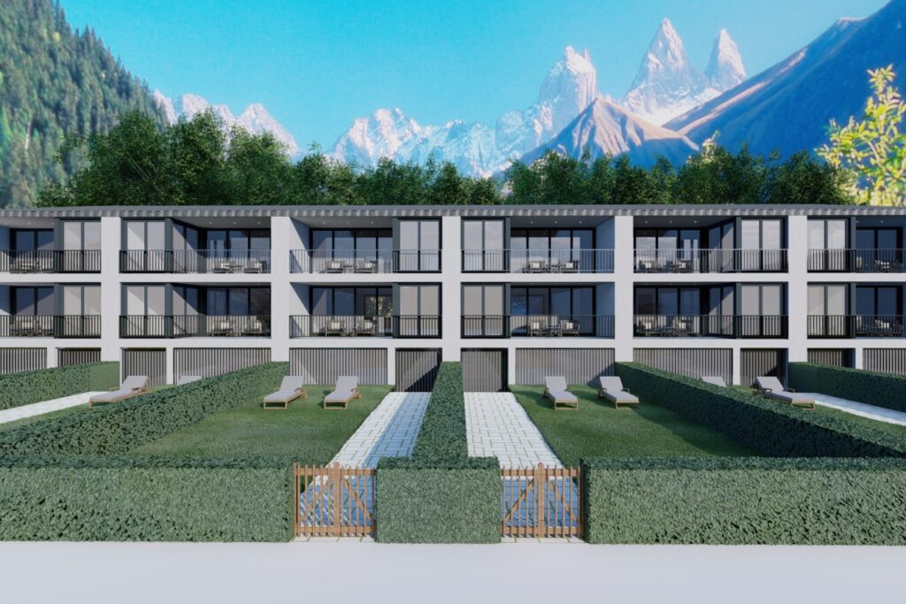 Vue lac de Bienne -Projet de 6 logements
