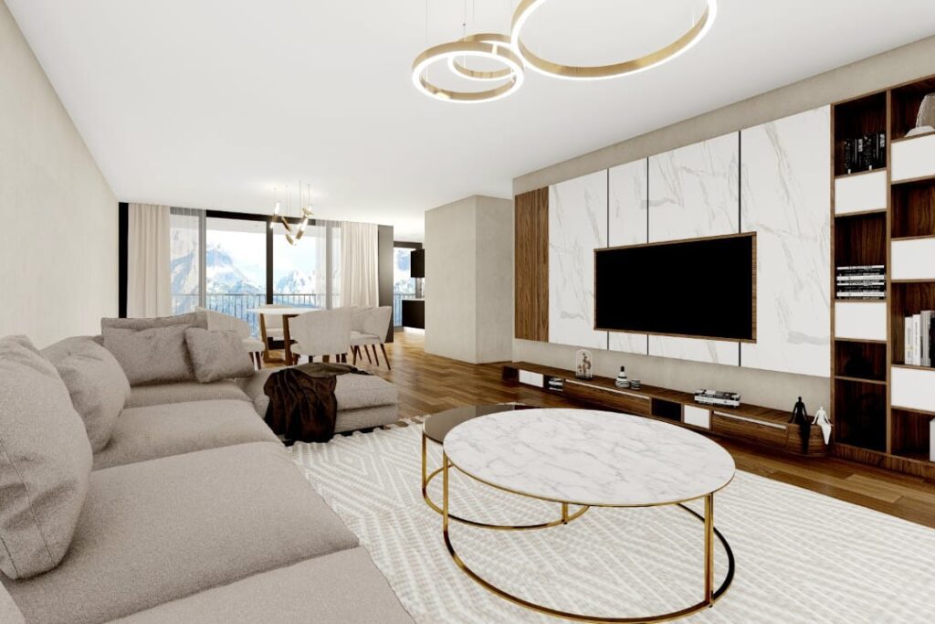 Vue lac de Bienne -Projet de 6 logements